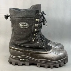 Lacrosse Boots Thermolite Waterproof Black Insulated boots men’s size 12