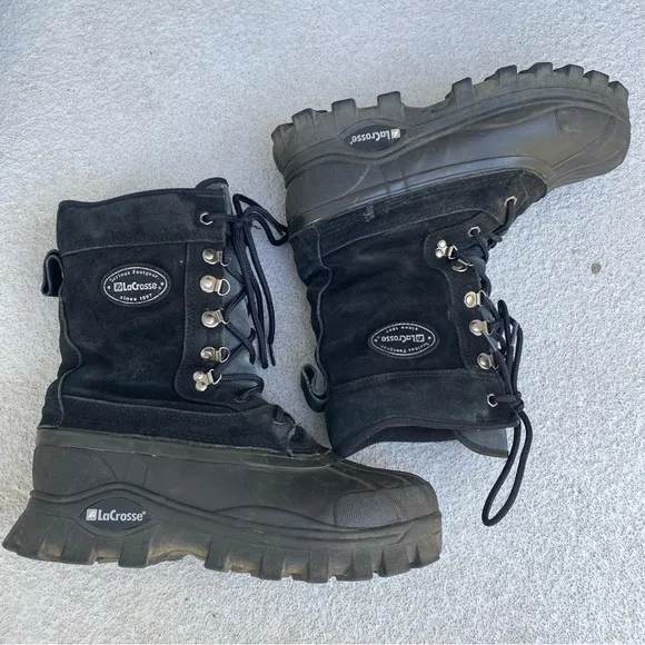 LaCrosse Thermolite Insulated Leather Winter Boots Men’s Size 11