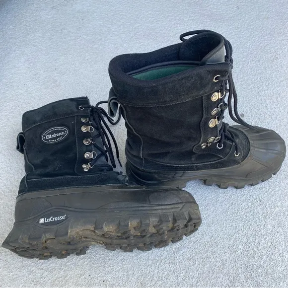 LaCrosse Thermolite Insulated Leather Winter Boots Men’s Size 11