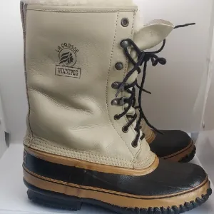 Lacrosse Winnipeg Leather Rubber Steel Shank Insulated Snow Boots Mens US Size 9