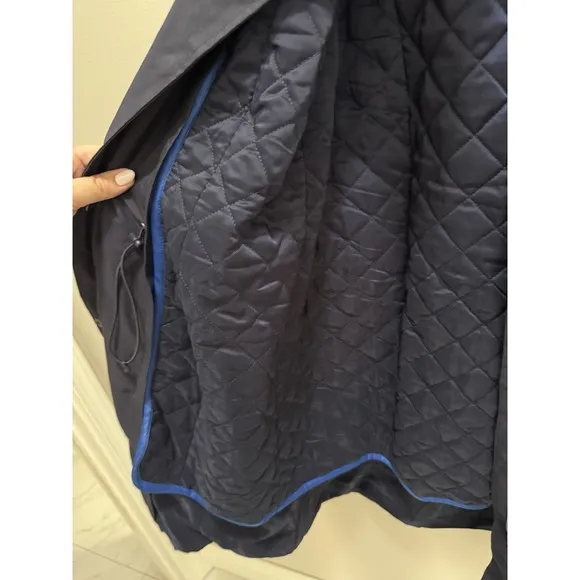 Lands End American Airlines Quilted Line Coat Primaloft Women's Med NWT