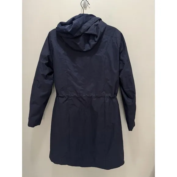 Lands End American Airlines Quilted Line Coat Primaloft Women's Med NWT
