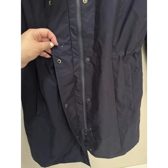 Lands End American Airlines Quilted Line Coat Primaloft Women's Med NWT