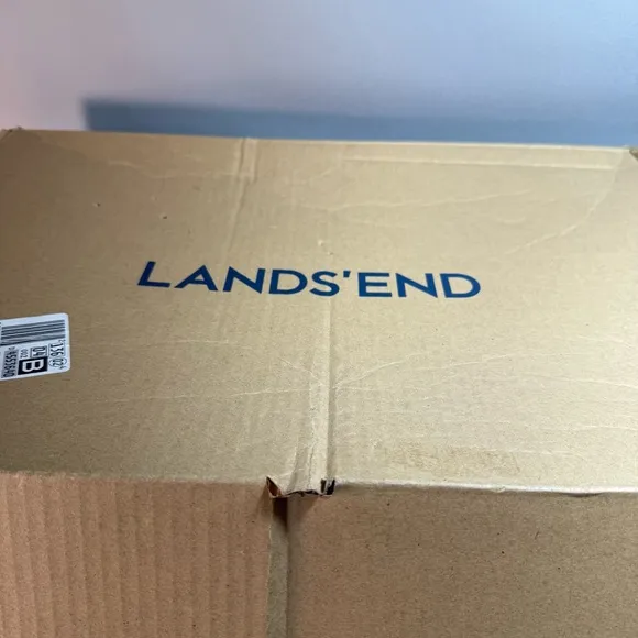 Lands' End Black Suede Drift 473058 Snow Boots NIB