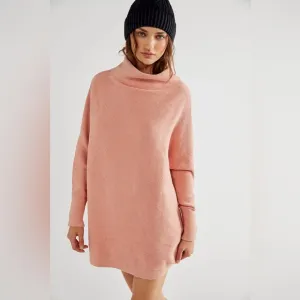 🎉LAST PIECE 🎉Free People Ottoman Slouchy Tunic Sweater Dusty Rose