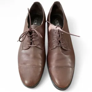 Lauren by Ralph Lauren Maryna Oxford Women’s Brown Dress Shoes Sz 8.5 B New