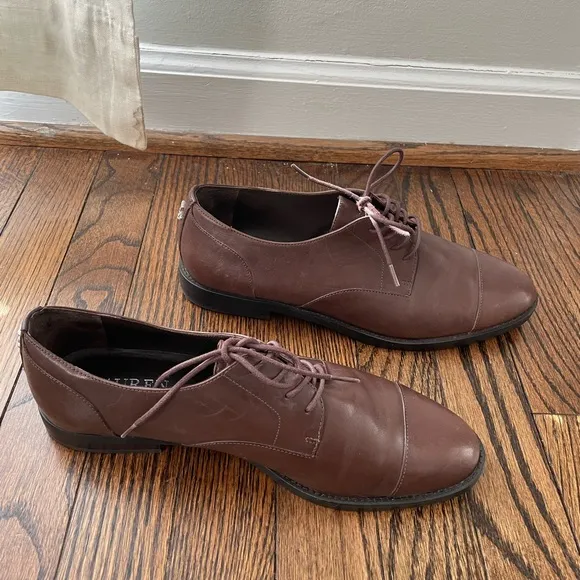 Lauren by Ralph Lauren Maryna Oxford Women’s Brown Dress Shoes Sz 8.5 B New