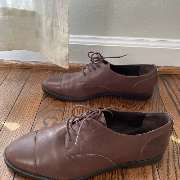 Lauren by Ralph Lauren Maryna Oxford Women’s Brown Dress Shoes Sz 8.5 B New