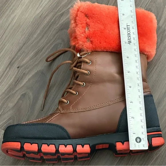 Lauren Ralph Lauren Quinta Leather Boots Size 7
