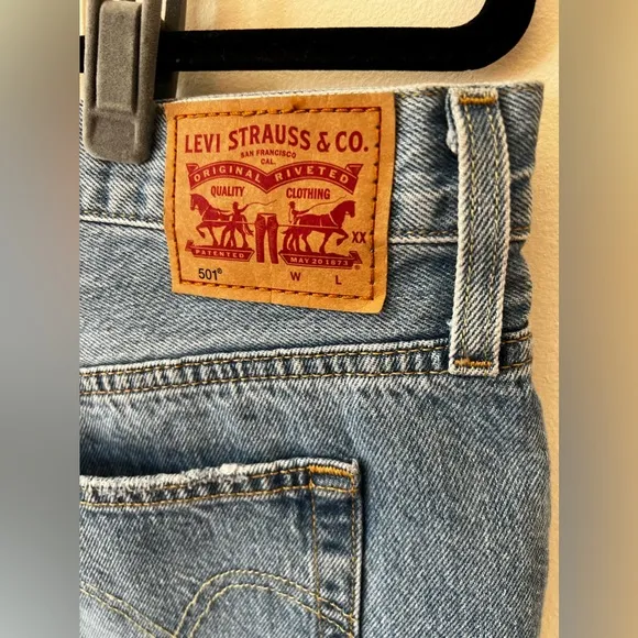Levi’s Women’s NWOT 501 Denim Jean Shorts‎ Size W34