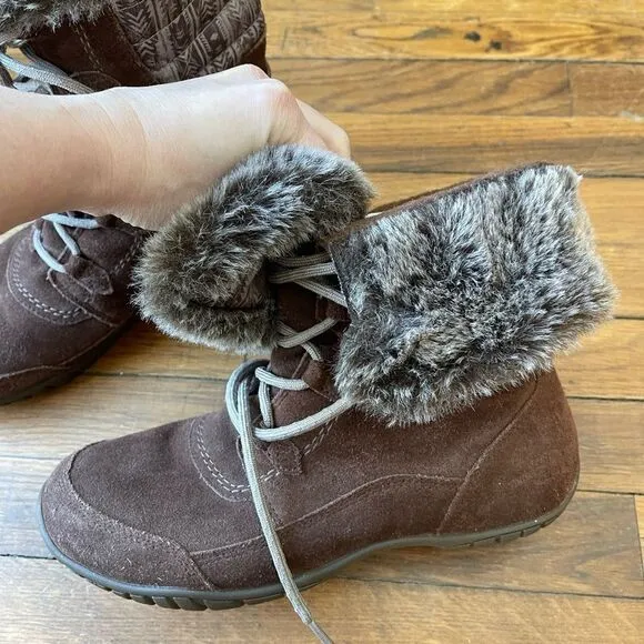 Like New Nuptse Purna II North Face Women’s boots size 10