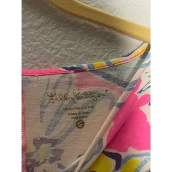 Lilly Pulitzer MARLOWE BOATNECK T-SHIRT DRESS Pima Cotton