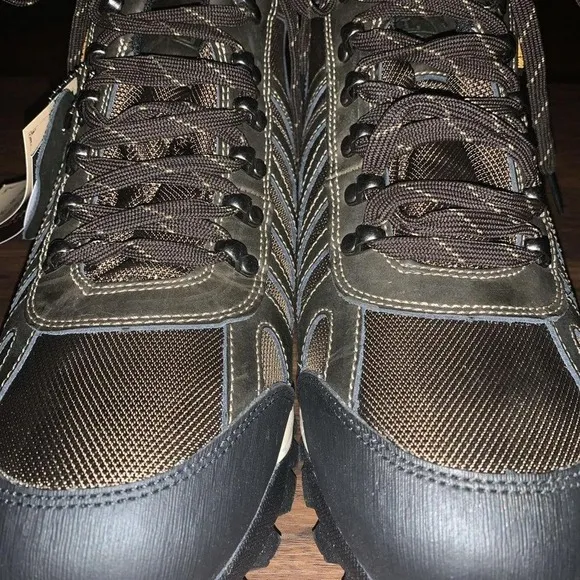 Lincoln Outfitters Mens 11.5 leather boots waterproof brown