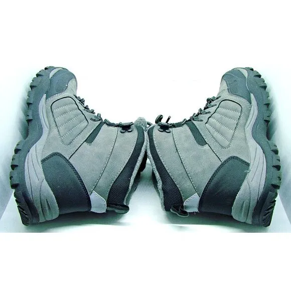 Livergy LIDL Men's Trail Hiking Waterproof Insulated Work Boots Hi Top Gray 9.5