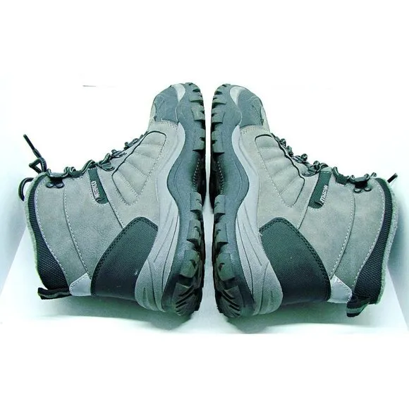Livergy LIDL Men's Trail Hiking Waterproof Insulated Work Boots Hi Top Gray 9.5