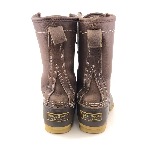 L.L. Bean 10&quot; Shearling-Lined Winter Boots 6M