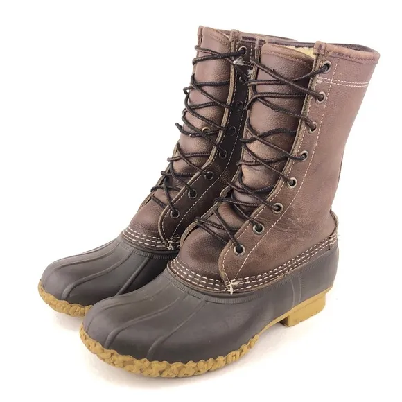 L.L. Bean 10&quot; Shearling-Lined Winter Boots 6M