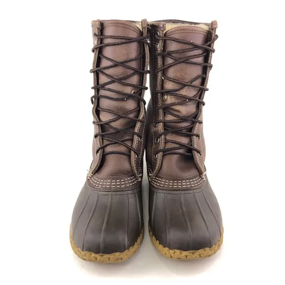 L.L. Bean 10&quot; Shearling-Lined Winter Boots 6M