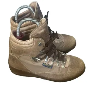 L.L. Bean Men's Size 7 Cowhide Leather Skywalk Brown Hiking Boots Made In Italy