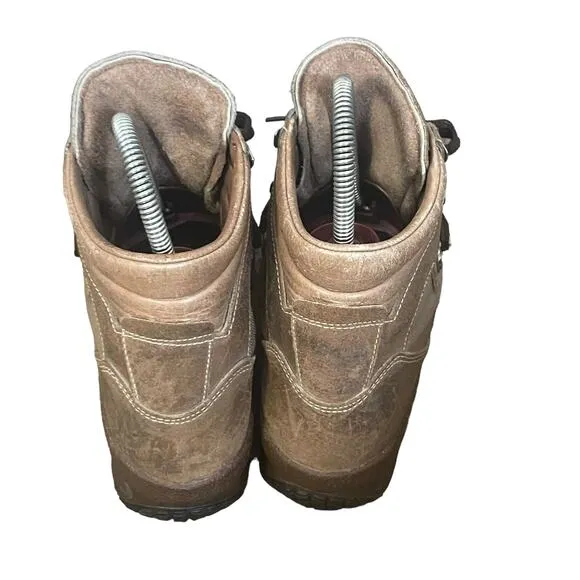 L.L. Bean Men's Size 7 Cowhide Leather Skywalk Brown Hiking Boots Made In Italy