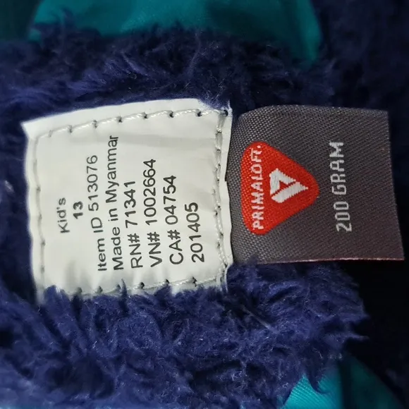 L.L. Bean Teal Winter Boots Kids Size 13