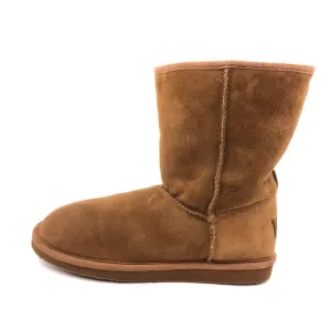 L.L. Bean Wicked Good Brown Suede Sheepskin Winter Boots 11