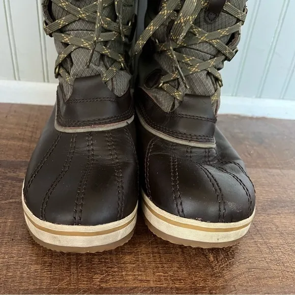 L.L. Bean Woman’s Rangeley Sherpa Insulated PAC Winter Boots Green