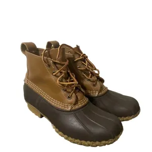 LL Bean women unlined  Duck Boots size 7