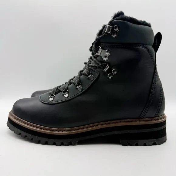 L.L.Bean Womens Camden Hill Boot US 9.5M EU 41 Black Leather Insulated NWOB