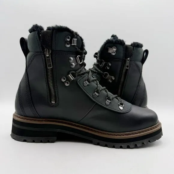 L.L.Bean Womens Camden Hill Boot US 9.5M EU 41 Black Leather Insulated NWOB