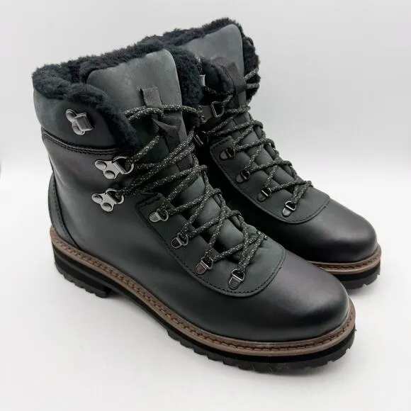 L.L.Bean Womens Camden Hill Boot US 9.5M EU 41 Black Leather Insulated NWOB