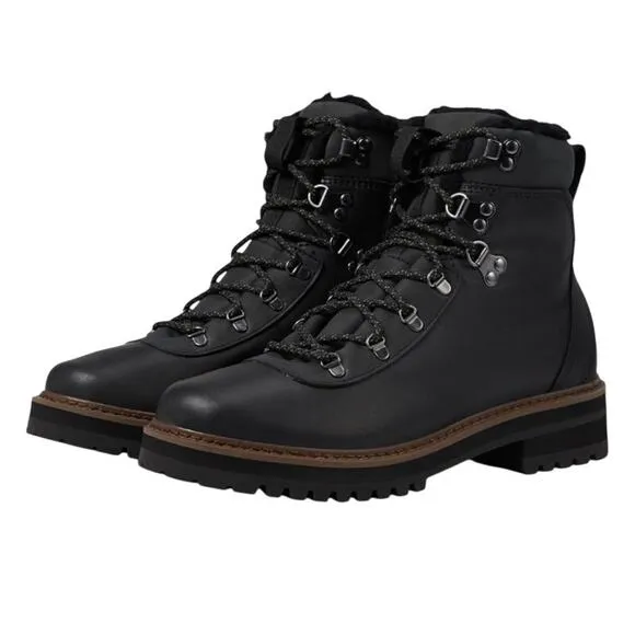L.L.Bean Womens Camden Hill Boot US 9.5M EU 41 Black Leather Insulated NWOB