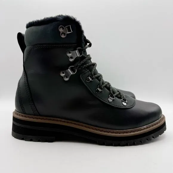 L.L.Bean Womens Camden Hill Boot US 9.5M EU 41 Black Leather Insulated NWOB