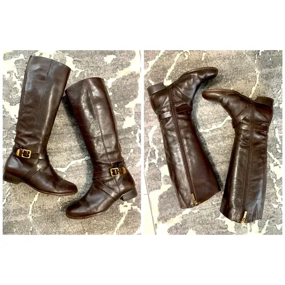 Louise Et Cie Lo-Lienz Tall Brown Riding Boots size 9M/39