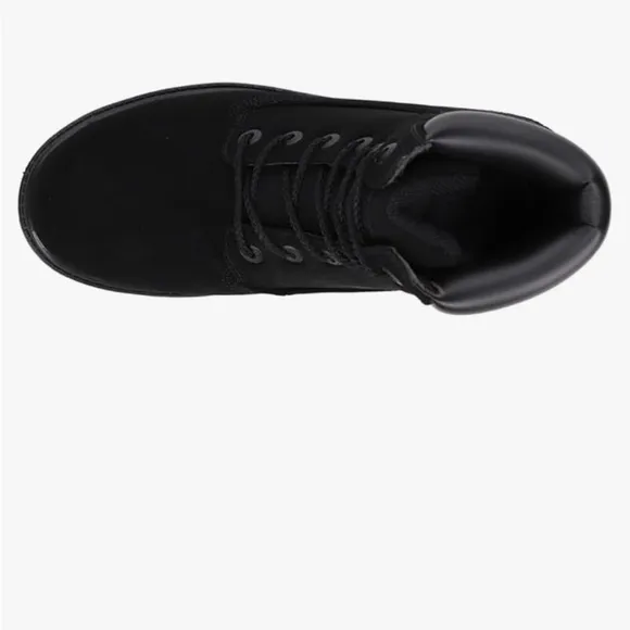Lugz Black Rugged Work Boots