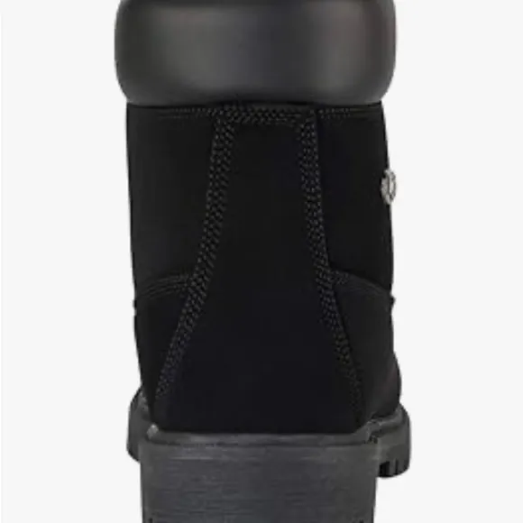 Lugz Black Rugged Work Boots
