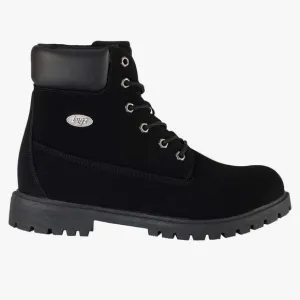 Lugz Black Rugged Work Boots