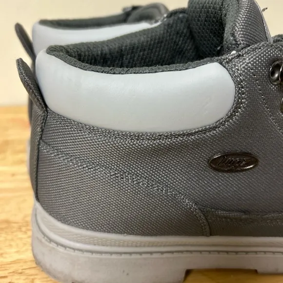 Lugz Gray Boots Sturdy Lace-Up Design