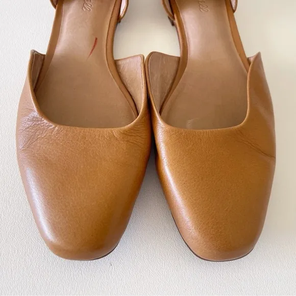 Madewell Shoes The Lawrence d’Orsay Flats Leather Slip On Casual Preppy Camel 11