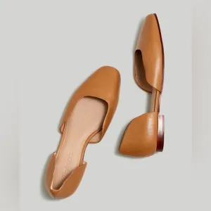 Madewell Shoes The Lawrence d’Orsay Flats Leather Slip On Casual Preppy Camel 11