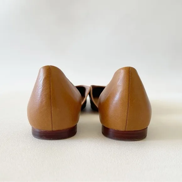 Madewell Shoes The Lawrence d’Orsay Flats Leather Slip On Casual Preppy Camel 11