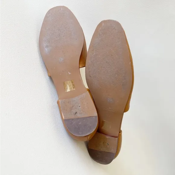 Madewell Shoes The Lawrence d’Orsay Flats Leather Slip On Casual Preppy Camel 11