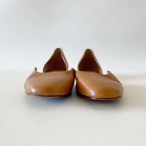 Madewell Shoes The Lawrence d’Orsay Flats Leather Slip On Casual Preppy Camel 11