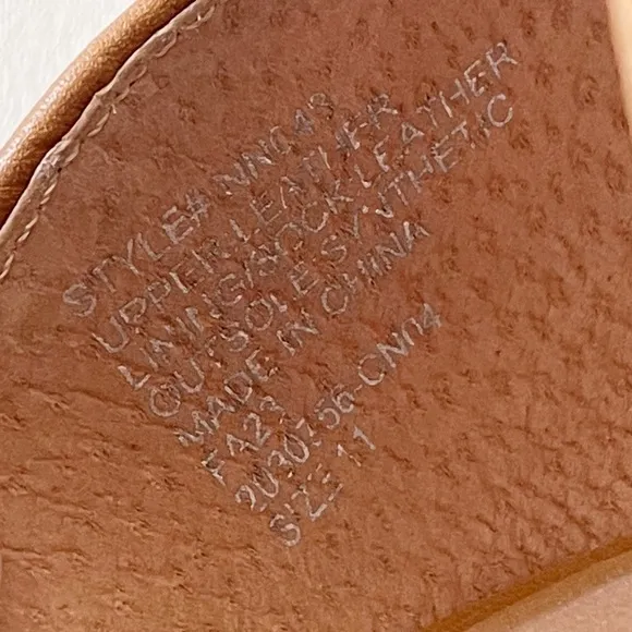 Madewell Shoes The Lawrence d’Orsay Flats Leather Slip On Casual Preppy Camel 11