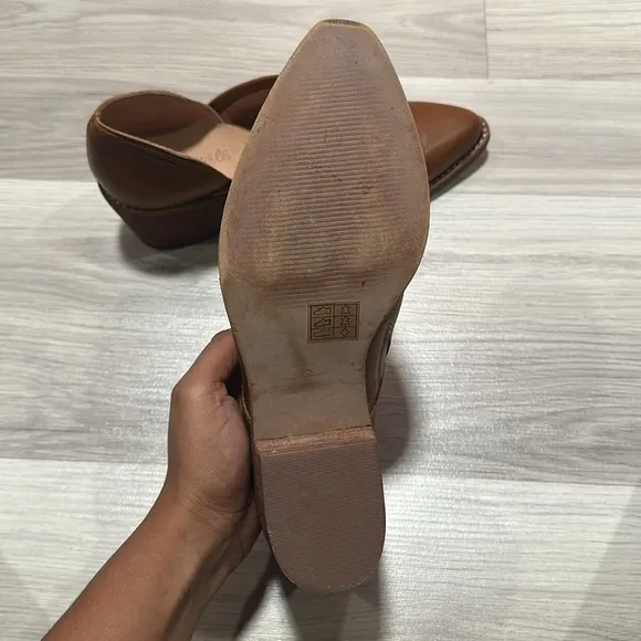 Madewell The Brady Low Cut Brown Leather English Boots for Women Size 6