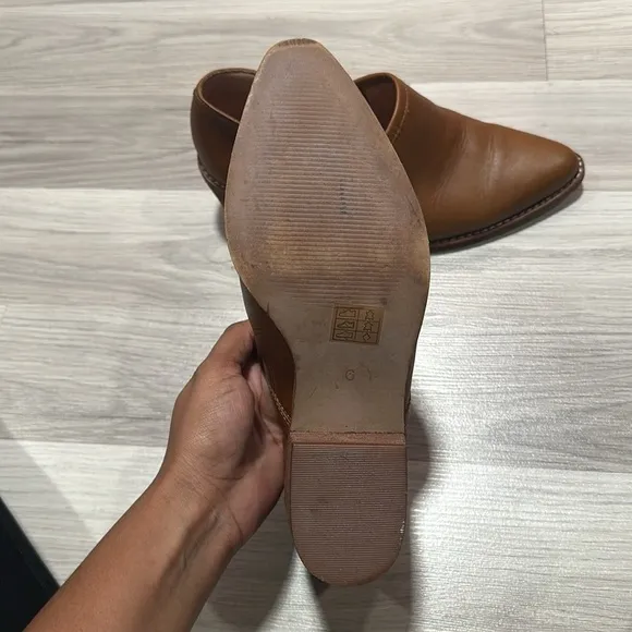 Madewell The Brady Low Cut Brown Leather English Boots for Women Size 6