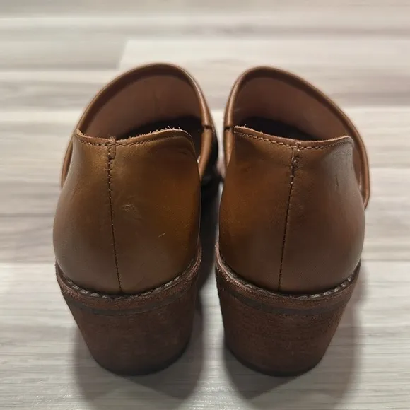 Madewell The Brady Low Cut Brown Leather English Boots for Women Size 6