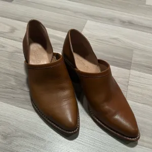 Madewell The Brady Low Cut Brown Leather English Boots for Women Size 6