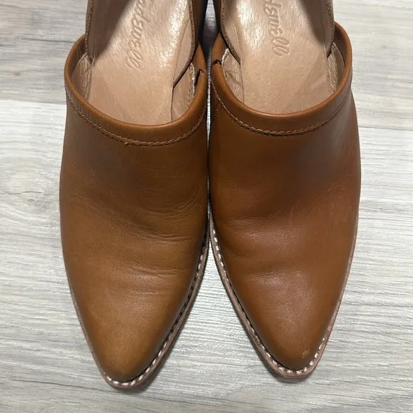 Madewell The Brady Low Cut Brown Leather English Boots for Women Size 6