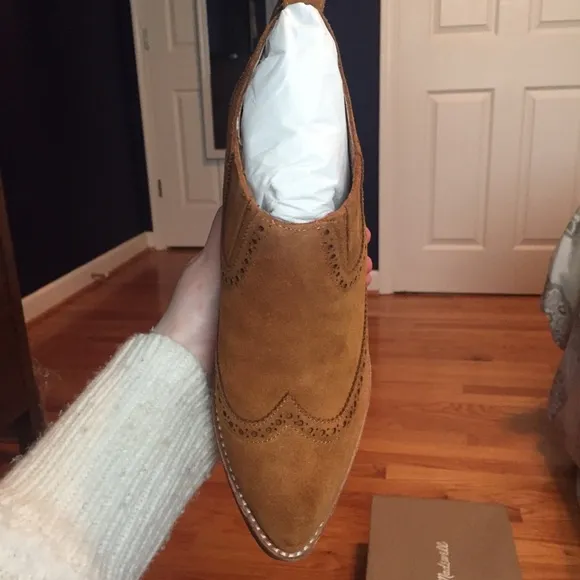 Madewell The Grayson Brogue Chelsea Boot
